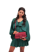 Emelie Baguette bag & Crossbody bag - Wine