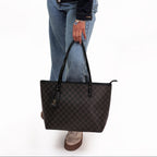 Sylvi Tote Bag with monogram print 5