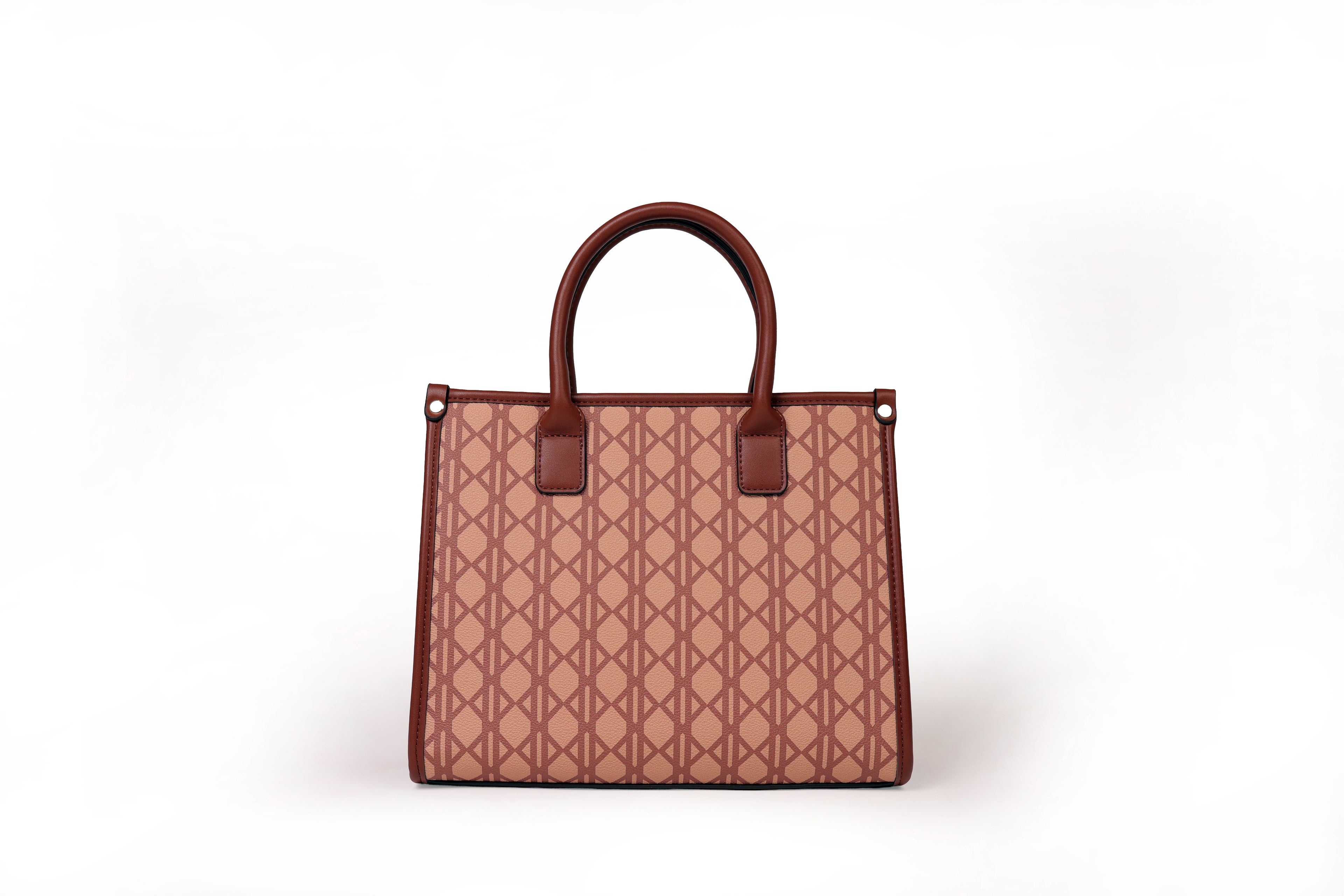 Camilla Top Handle Bag with monogram print 3