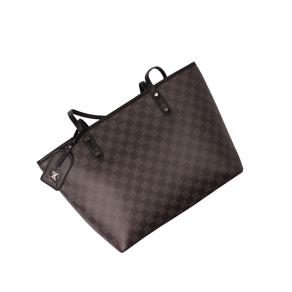 Sylvi Tote Bag with monogram print 4