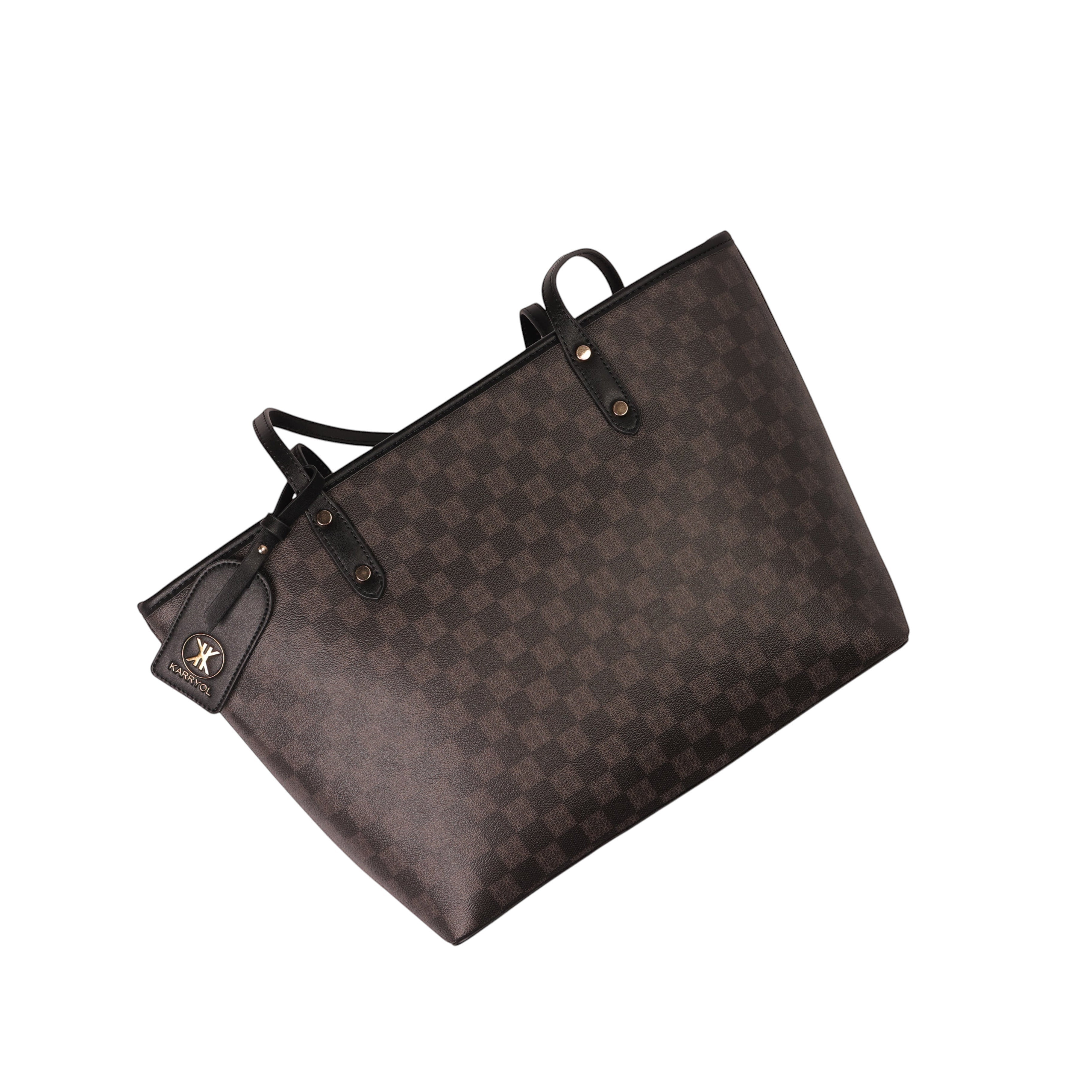 Sylvi Tote Bag with monogram print 4
