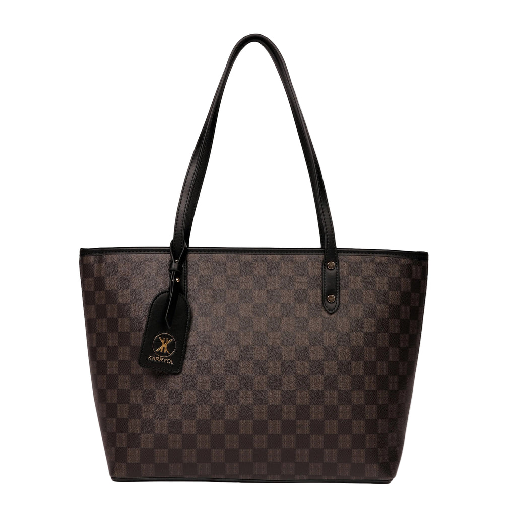 Sylvi Tote Bag with monogram print 1