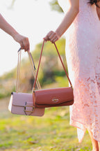 Mindi Baguette Bag - Tan