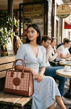 Camilla Top Handle Bag - Brown 10