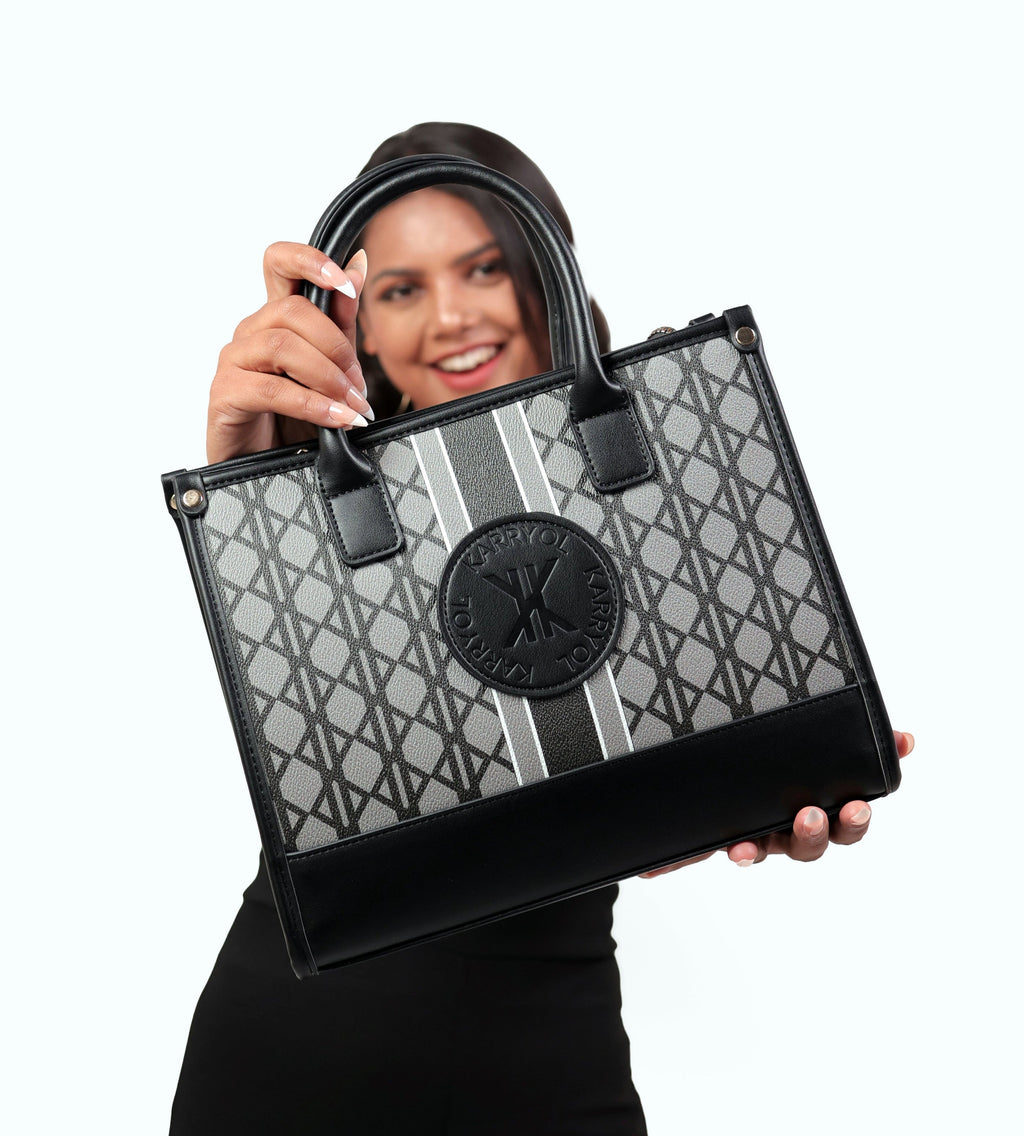 Camilla Top Handle Bag with monogram 1