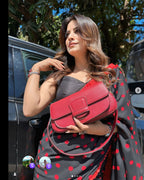 Emelie Baguette bag & Crossbody bag - Wine