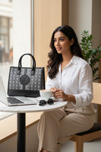 Camilla Top Handle Bag - Black
