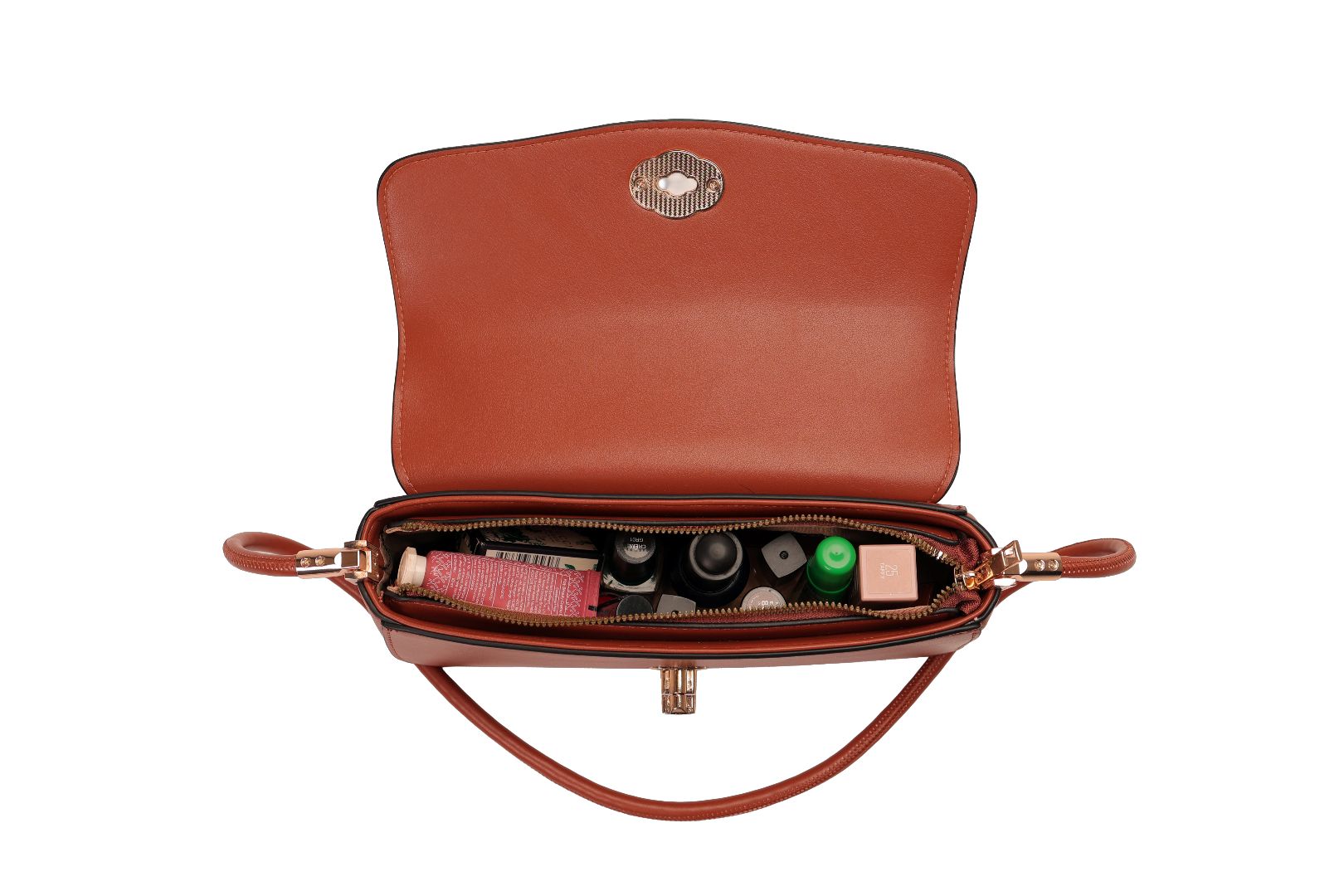 Mindi Baguette Bag - Tan
