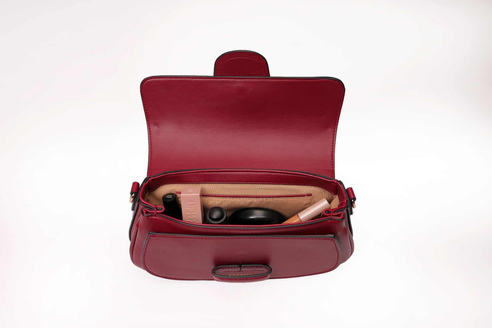Emelie Baguette bag & Crossbody bag - Wine