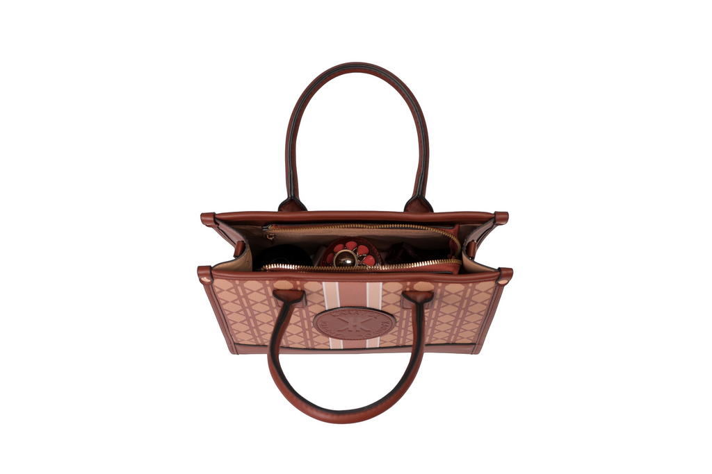 Camilla Top Handle Bag - Brown