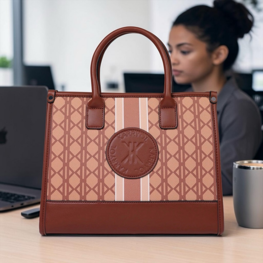Camilla Top Handle Bag - Brown