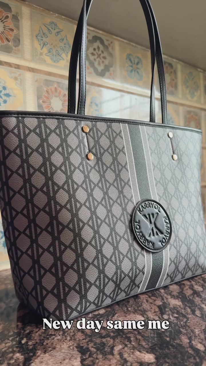 Simmone Tote Bag - Black